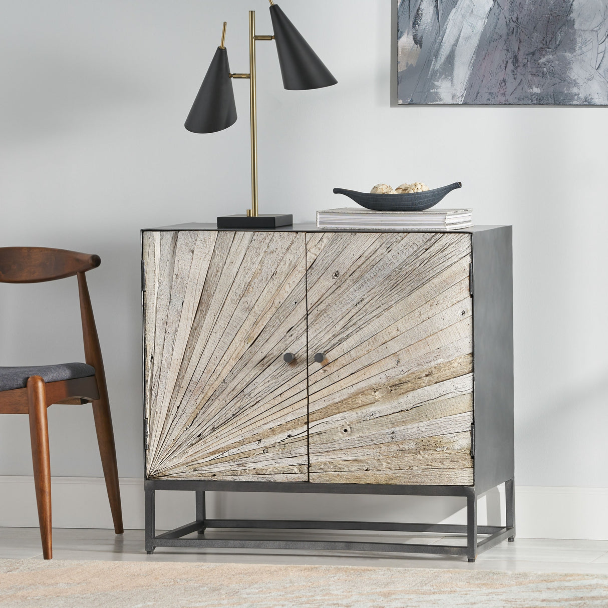 Conley Wood Cabinet by Christopher Knight Home