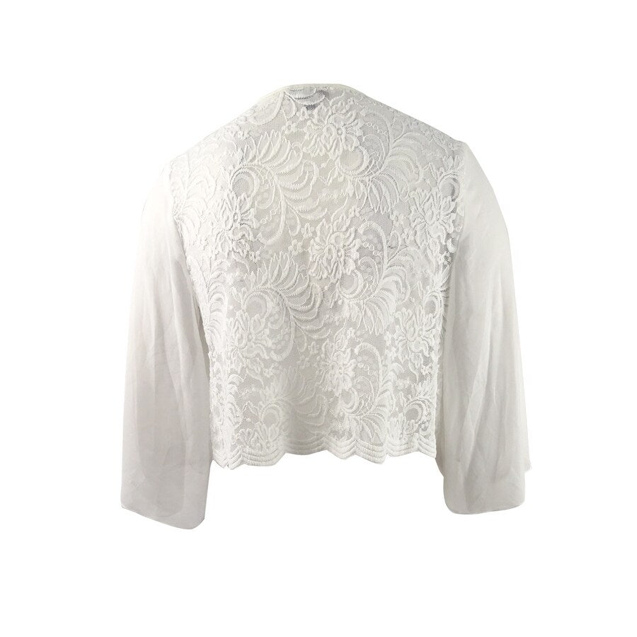 Connected Women's Long Sleeve Chiffon Cardigan