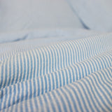 Connie Blue Cotton Seersucker Duvet Cover