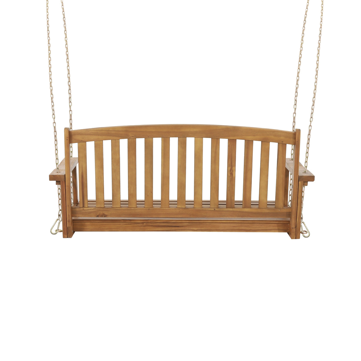 Connor Outdoor Acacia Wood Hanging Porch Swing by Christopher Knight Home