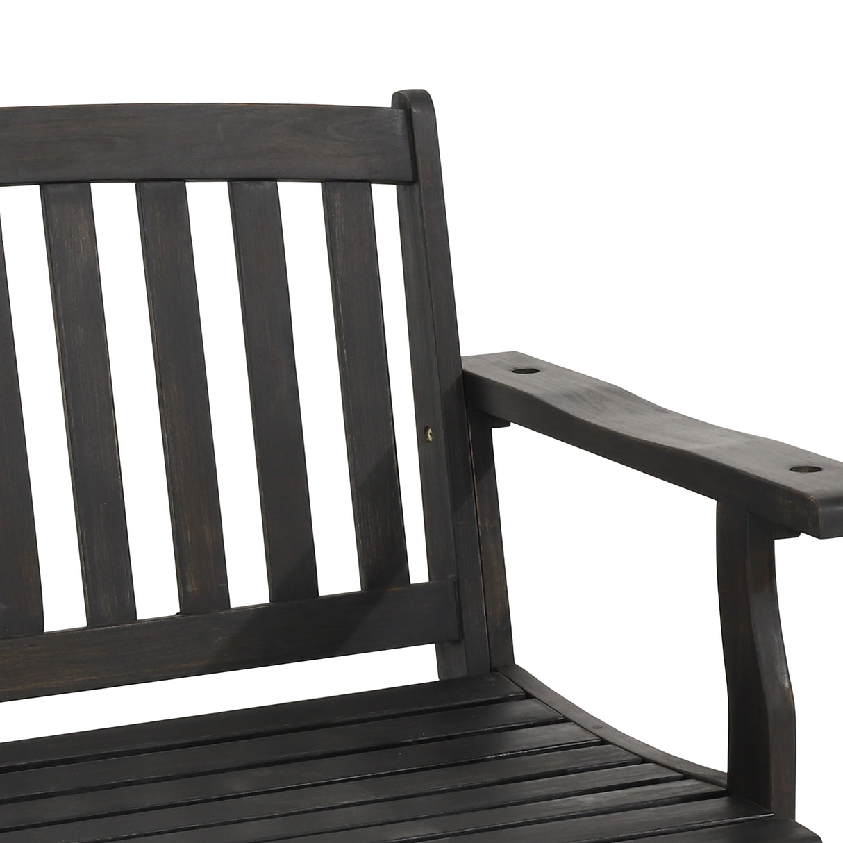 Connor Outdoor Acacia Wood Hanging Porch Swing by Christopher Knight Home