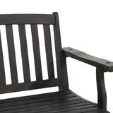 Connor Outdoor Acacia Wood Hanging Porch Swing by Christopher Knight Home