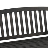 Connor Outdoor Acacia Wood Hanging Porch Swing by Christopher Knight Home