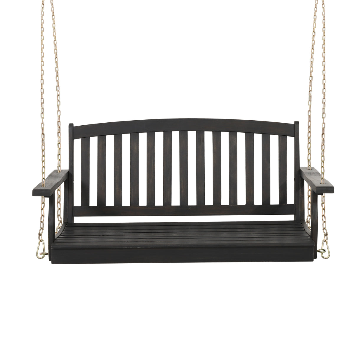 Connor Outdoor Acacia Wood Hanging Porch Swing by Christopher Knight Home