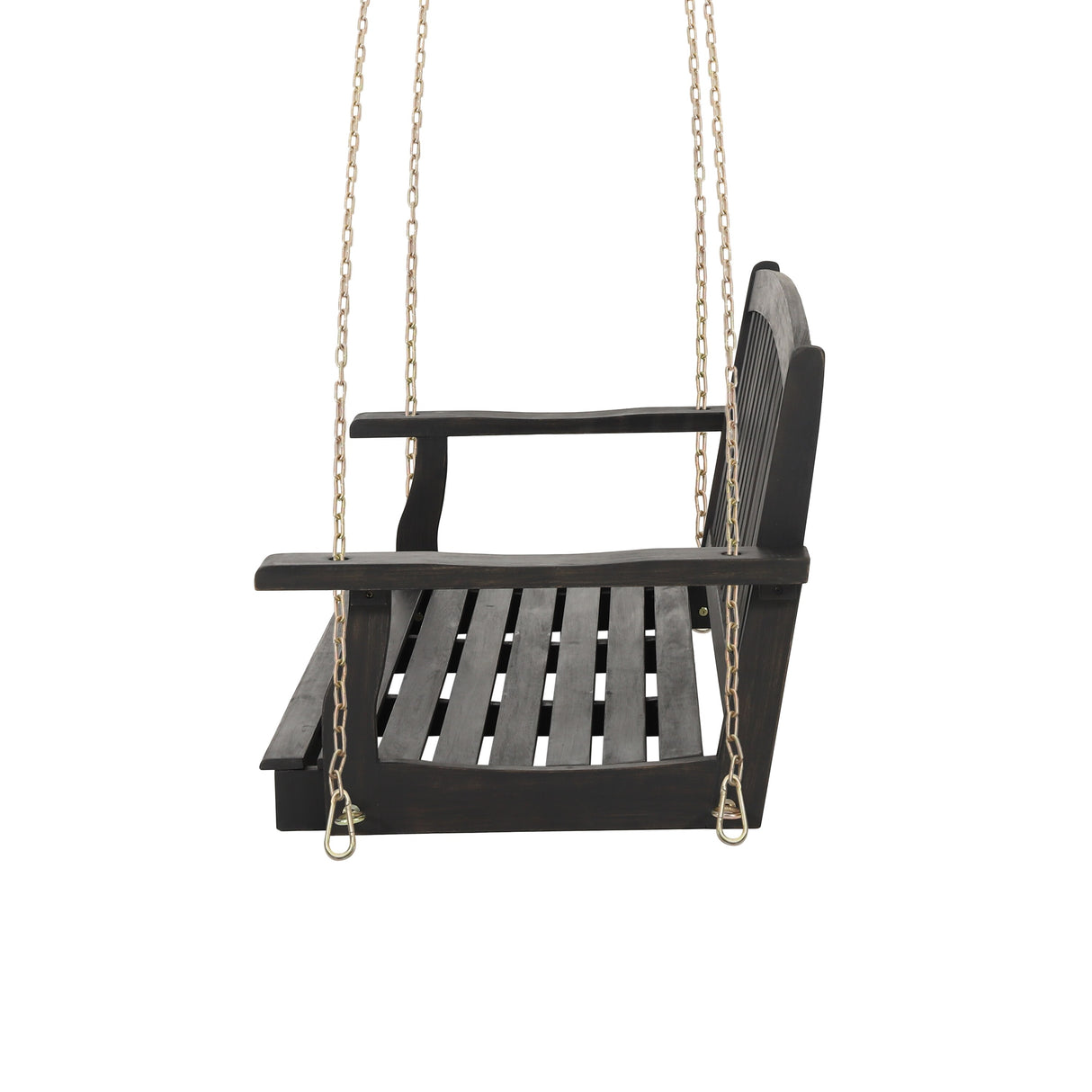 Connor Outdoor Acacia Wood Hanging Porch Swing by Christopher Knight Home