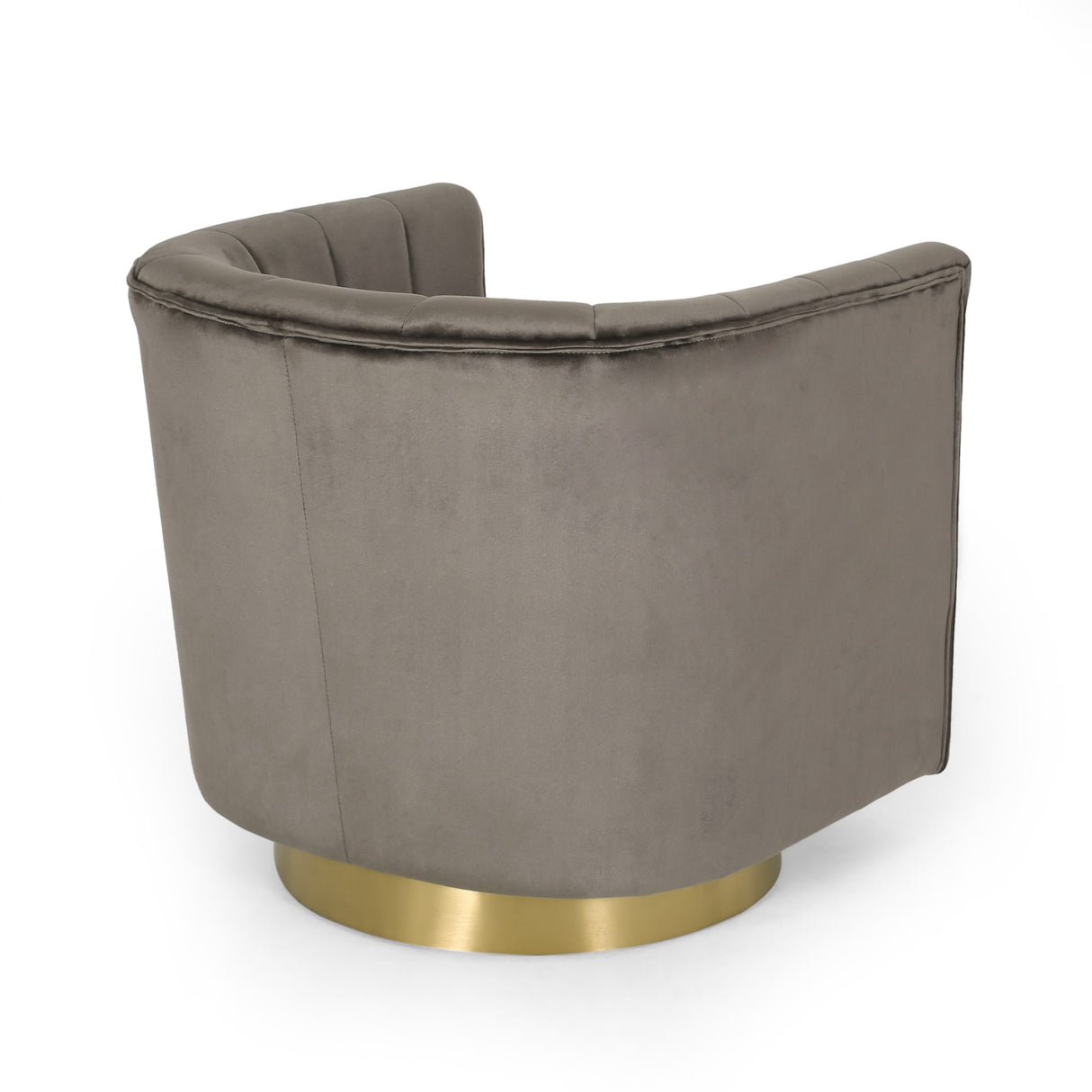 Conrail Glam Velvet Swivel Club Chair by Christopher Knight Home - 25.50" L x 24.75" W x 24.50" H