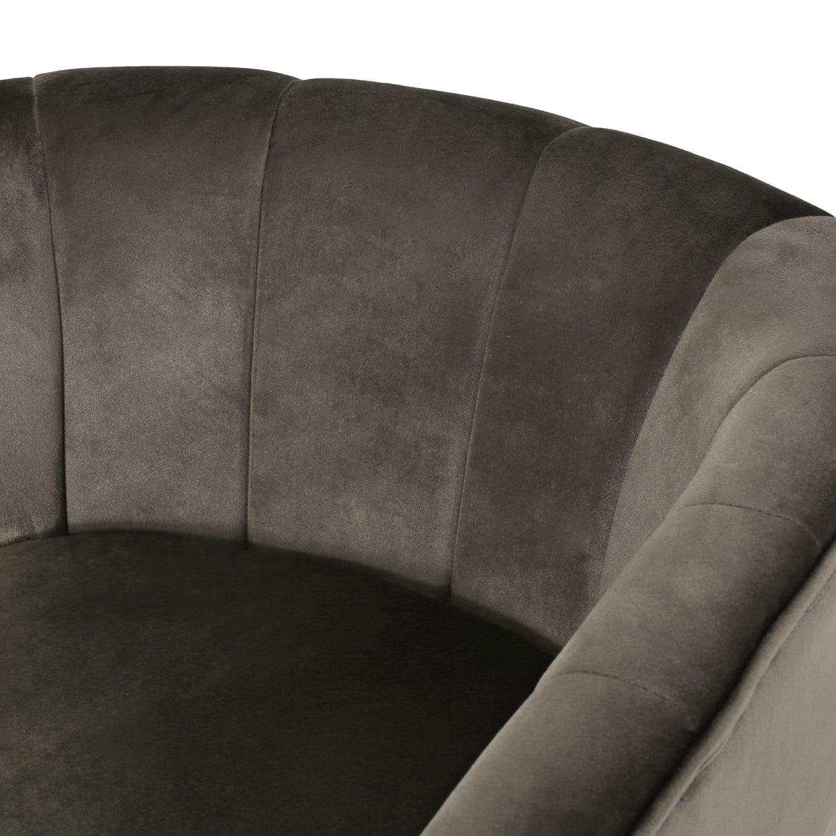 Conrail Glam Velvet Swivel Club Chair by Christopher Knight Home - 25.50" L x 24.75" W x 24.50" H