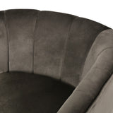 Conrail Glam Velvet Swivel Club Chair by Christopher Knight Home - 25.50" L x 24.75" W x 24.50" H