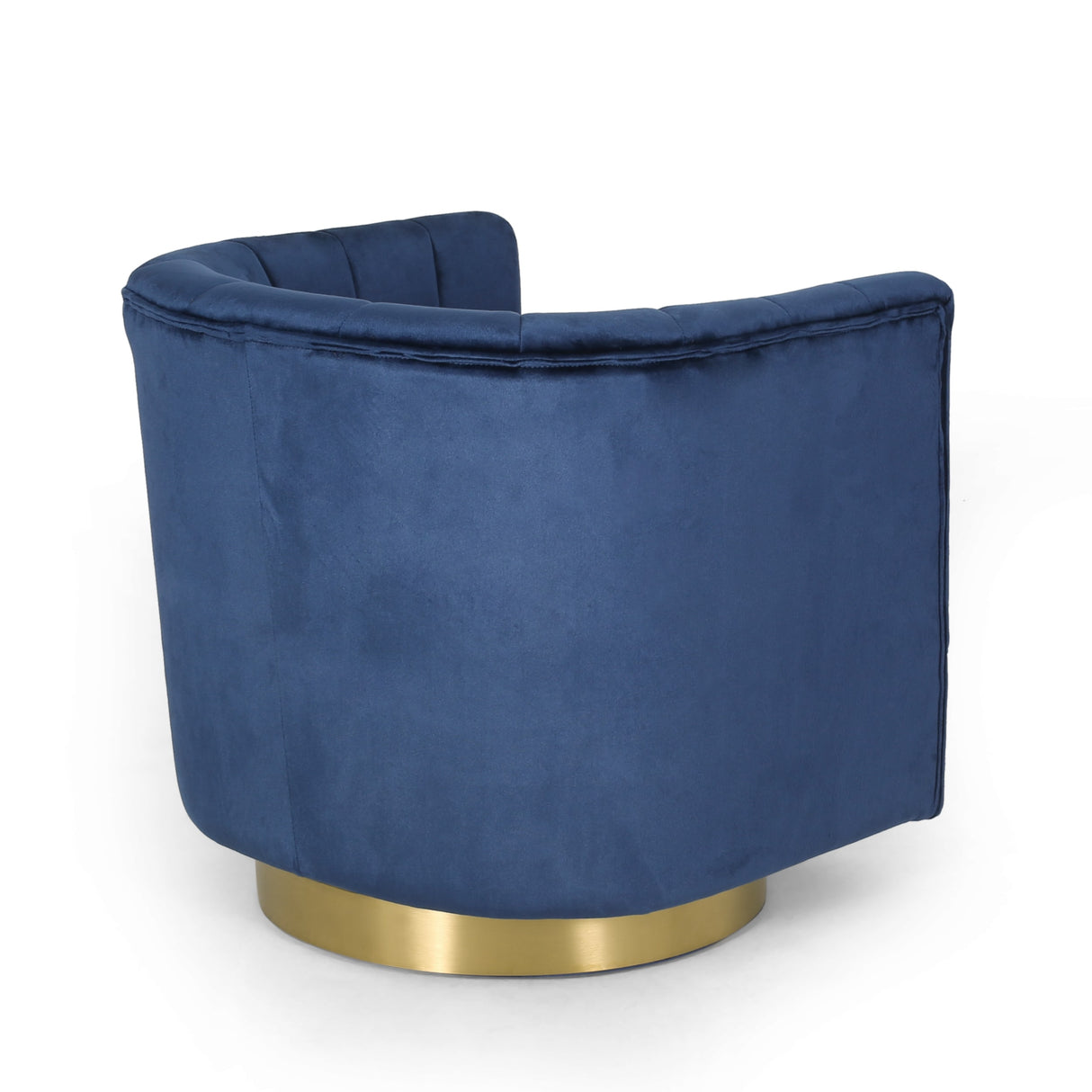 Conrail Glam Velvet Swivel Club Chair by Christopher Knight Home - 25.50" L x 24.75" W x 24.50" H