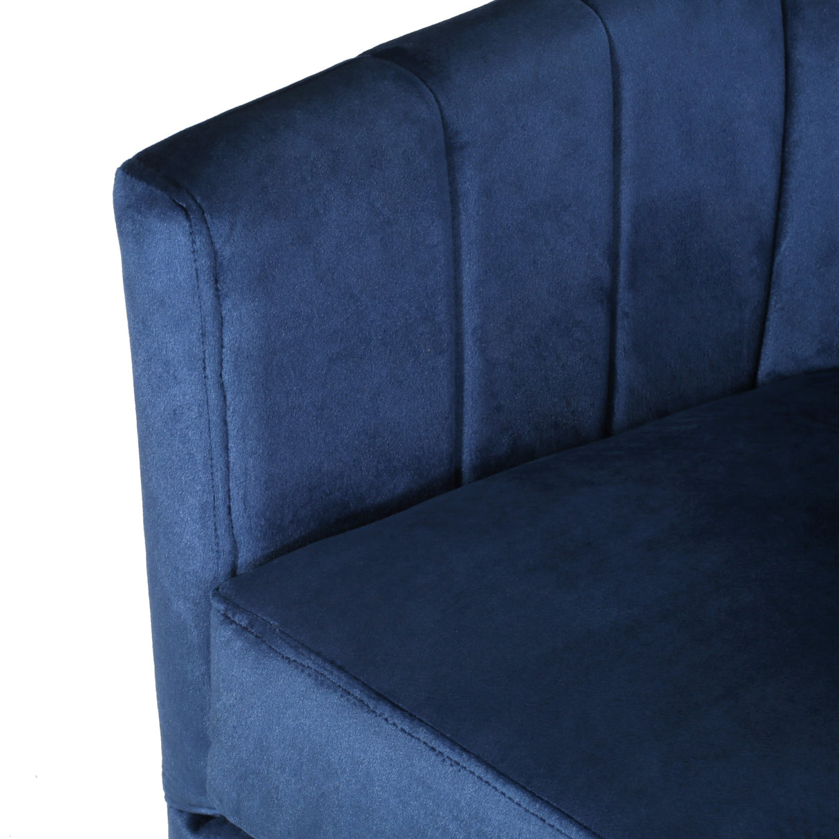 Conrail Glam Velvet Swivel Club Chair by Christopher Knight Home - 25.50" L x 24.75" W x 24.50" H