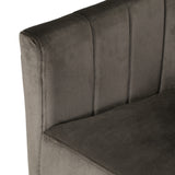 Conrail Glam Velvet Swivel Club Chair by Christopher Knight Home - 25.50" L x 24.75" W x 24.50" H