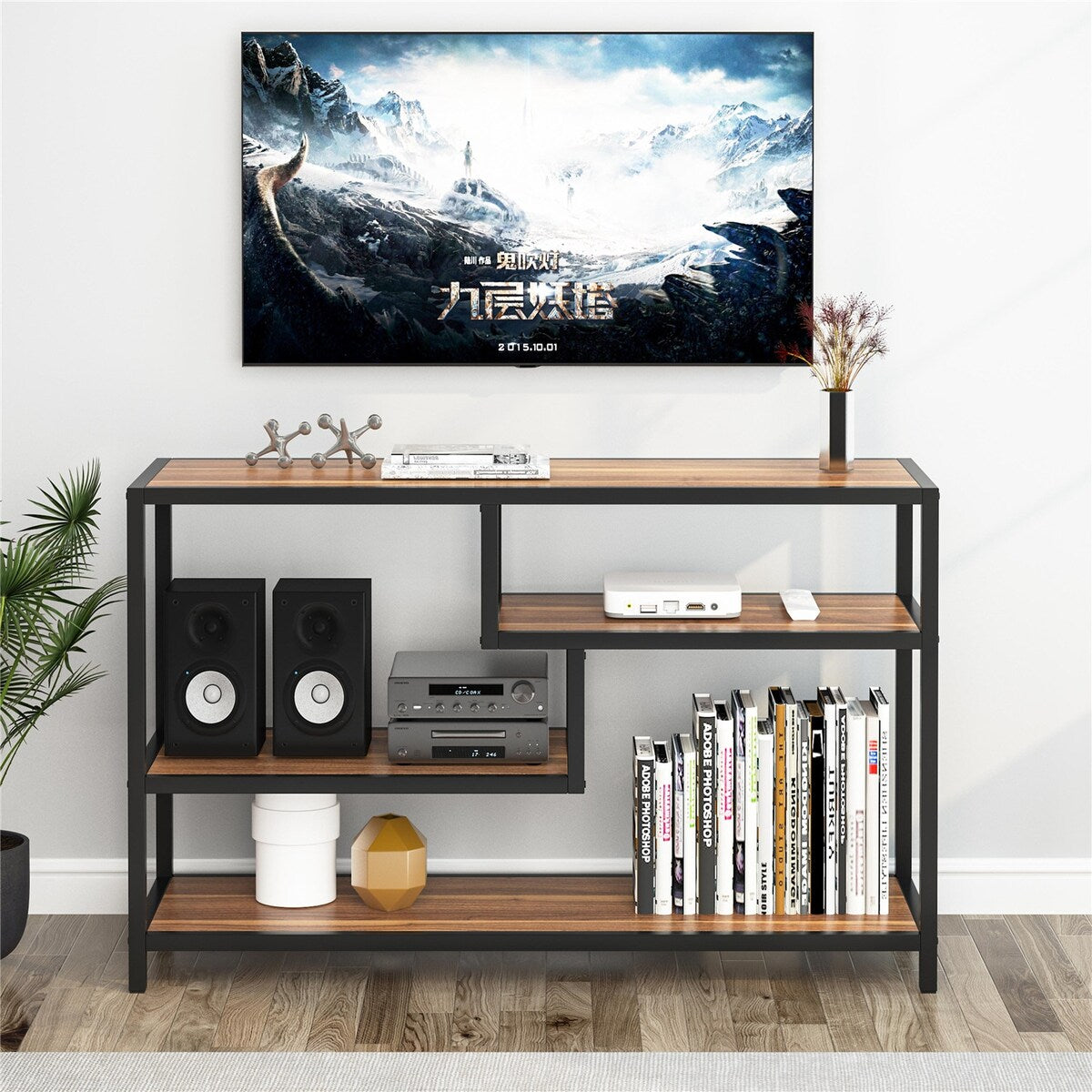 Console Table for Entryway, 3-Tier Sofa Entry Table