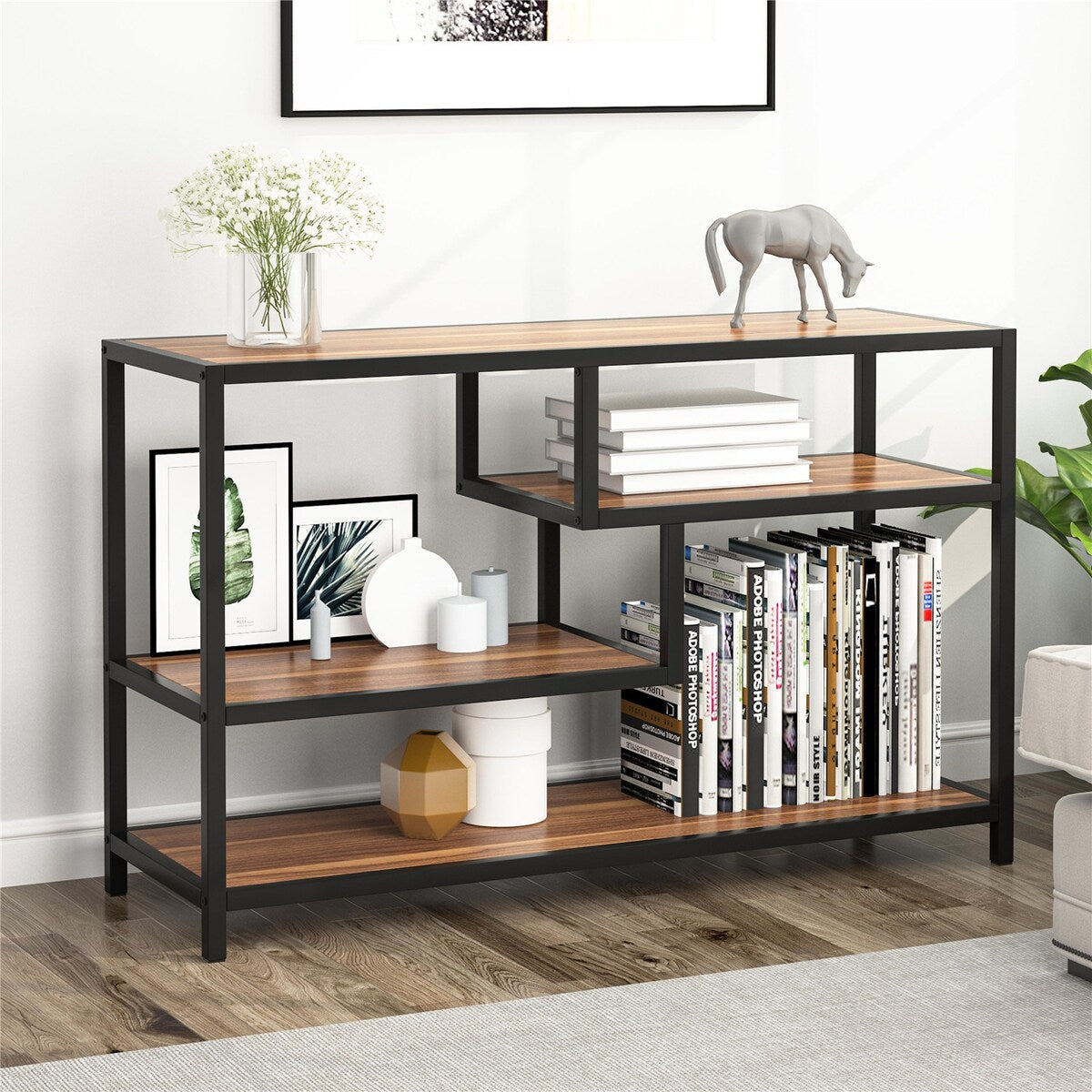 Console Table for Entryway, 3-Tier Sofa Entry Table