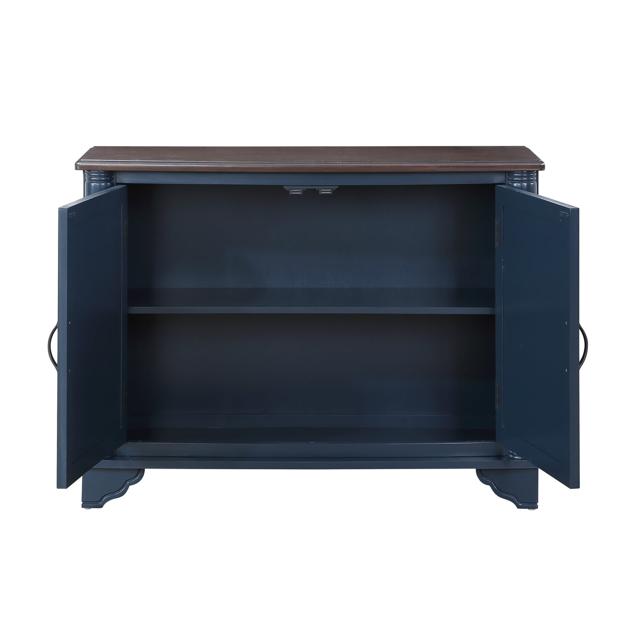 Console Table with Storage Shelf
