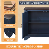 Console Table with Storage Shelf