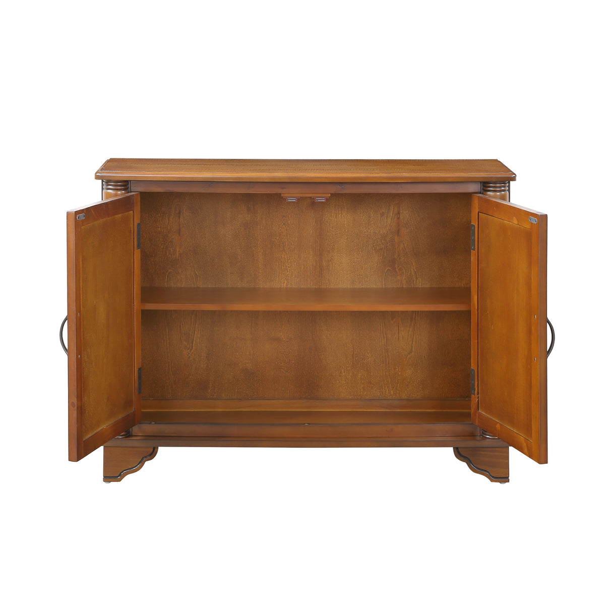 Console Table with Storage Shelf
