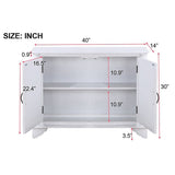 Console Table with Storage Shelf