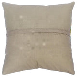 Consuelo Ivory/Lime Green Hand-Woven Kilim Throw Pillow(18"x18")