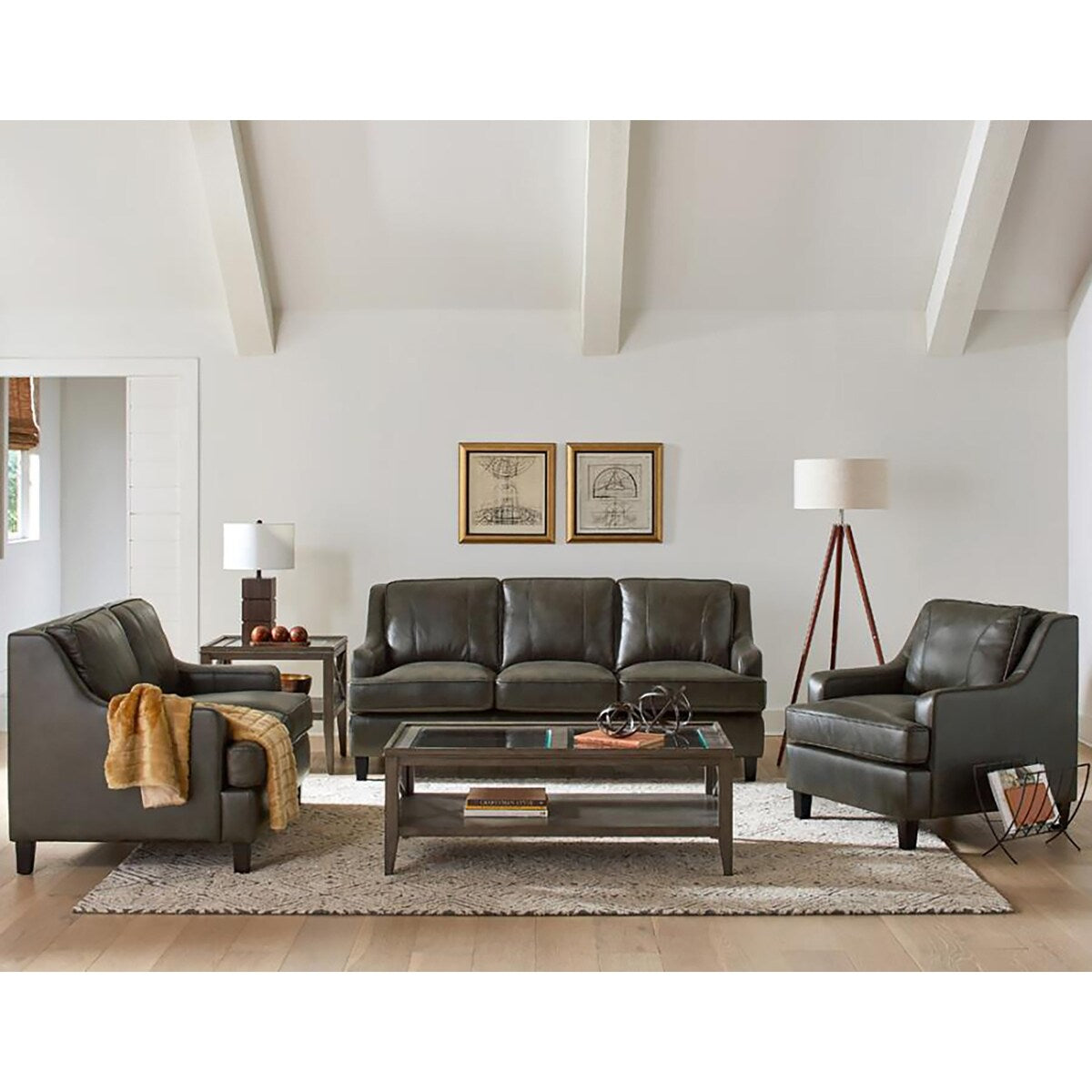 Consuelo Upholstered Sloped Arm Loveseat