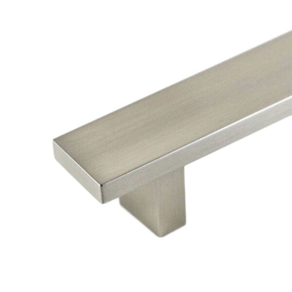 Contemporary 10-inch Rectangular Design Stainless Steel Cabinet Bar Pull Handles (Pack of 15)