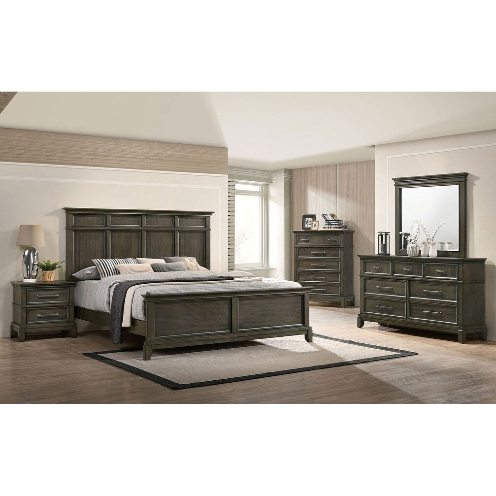Solid Wood Veneer Pewter Bar Pulls Crown Molding Details