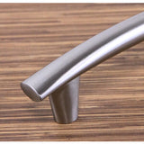 Contemporary Round Arch Design Stainless Steel Finish 6.5-inch Cabinet Bar Pull Handle (Case of 15)