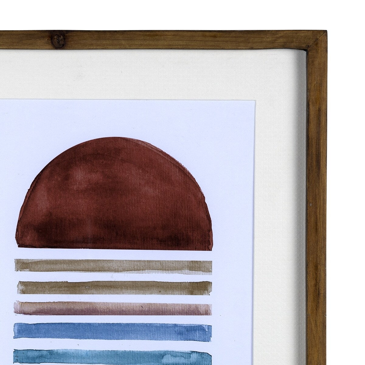 Contemporary Abstract Art Wall Frame Décor - 15.75" H x 11.81" W x 0.98" D
