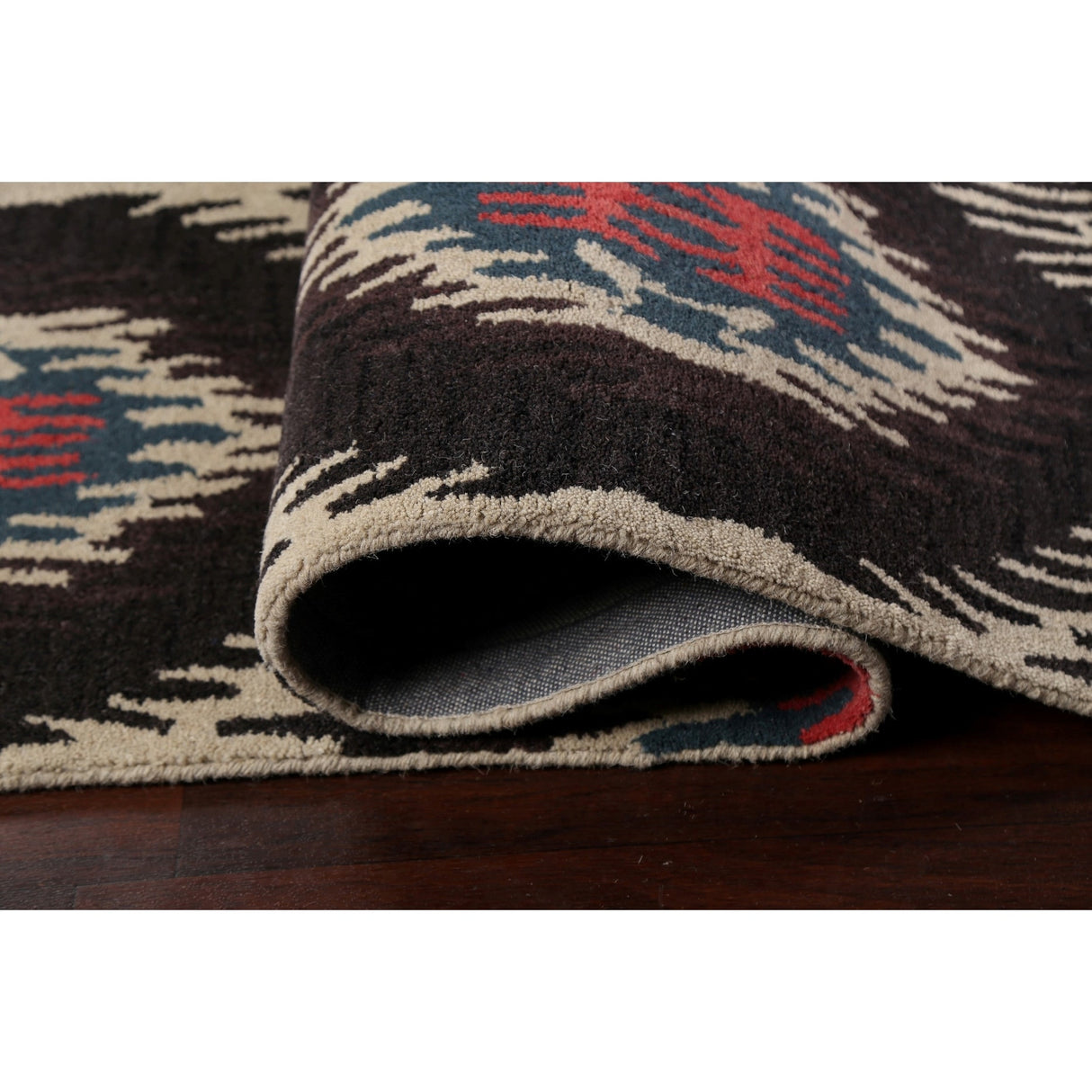 Contemporary Abstract Oriental Area Rug Hand-tufted Wool Carpet - 5'0" x 8'0"