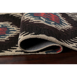 Contemporary Abstract Oriental Area Rug Hand-tufted Wool Carpet - 5'0" x 8'0"
