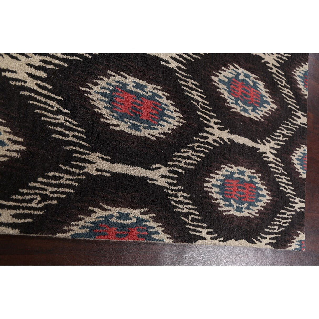 Contemporary Abstract Oriental Area Rug Hand-tufted Wool Carpet - 5'0" x 8'0"