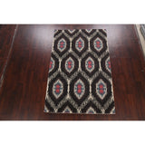 Contemporary Abstract Oriental Area Rug Hand-tufted Wool Carpet - 5'0" x 8'0"