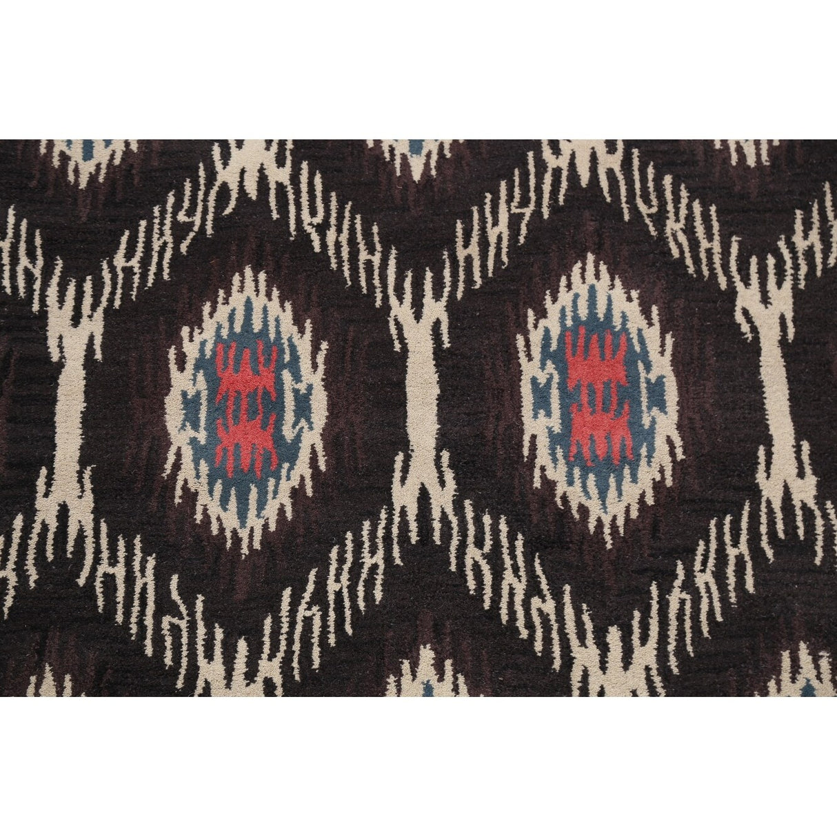 Contemporary Abstract Oriental Area Rug Hand-tufted Wool Carpet - 5'0" x 8'0"