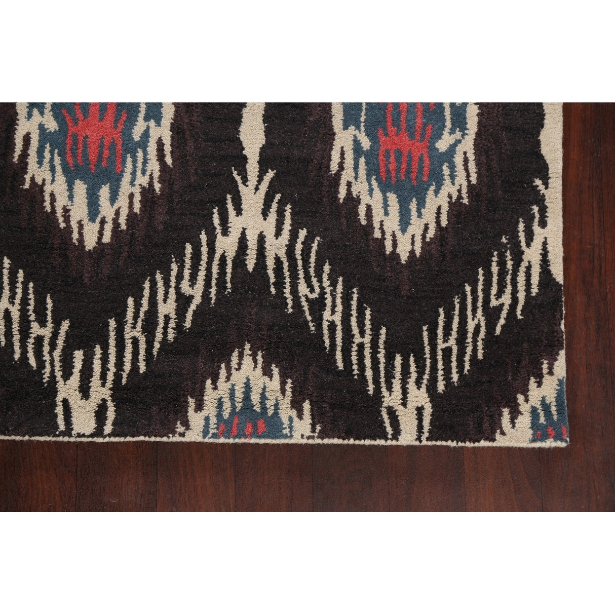 Contemporary Abstract Oriental Area Rug Hand-tufted Wool Carpet - 5'0" x 8'0"