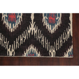 Contemporary Abstract Oriental Area Rug Hand-tufted Wool Carpet - 5'0" x 8'0"