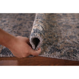 Contemporary Abstract Square Area Rug Hand-Knotted Wool Carpet - 5'2" X 4'11"