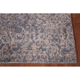 Contemporary Abstract Square Area Rug Hand-Knotted Wool Carpet - 5'2" X 4'11"