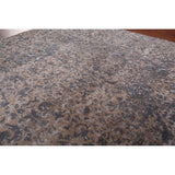 Contemporary Abstract Square Area Rug Hand-Knotted Wool Carpet - 5'2" X 4'11"