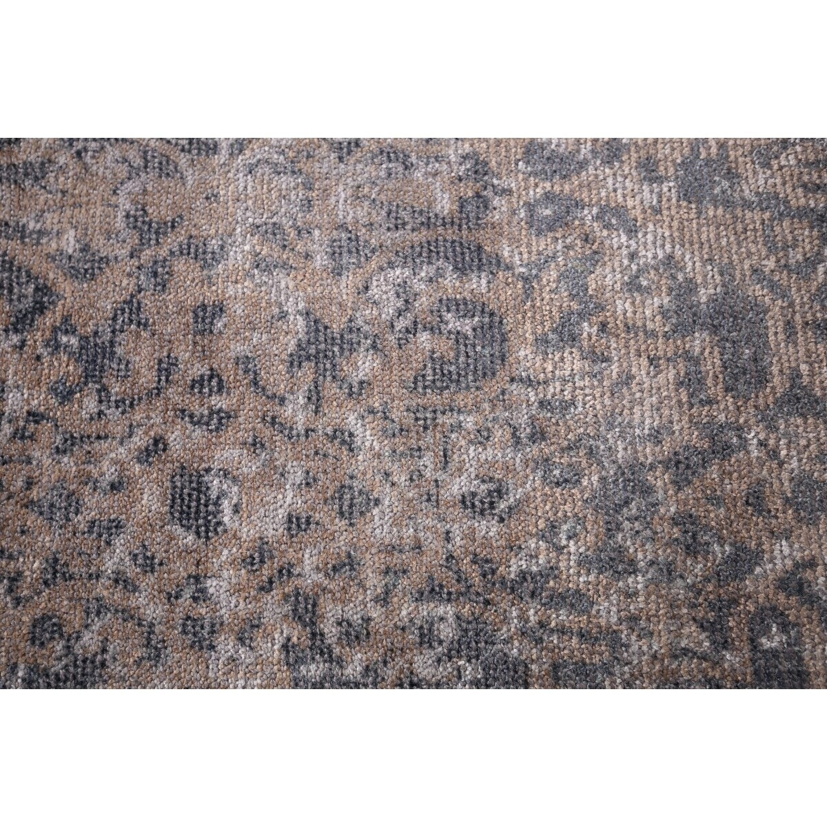 Contemporary Abstract Square Area Rug Hand-Knotted Wool Carpet - 5'2" X 4'11"
