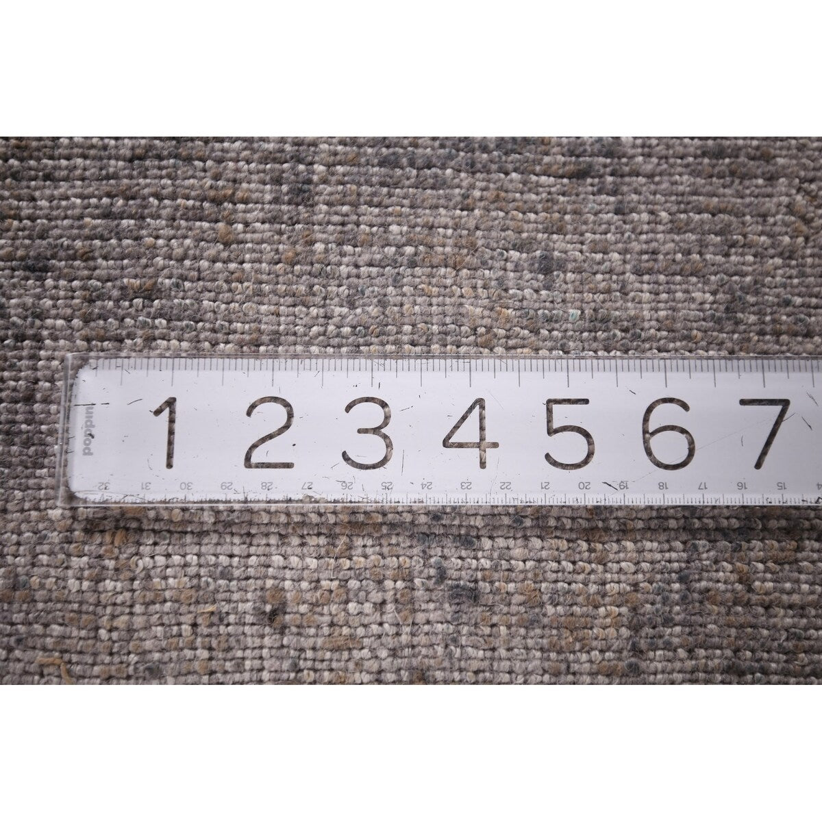 Contemporary Abstract Square Area Rug Hand-Knotted Wool Carpet - 5'2" X 4'11"