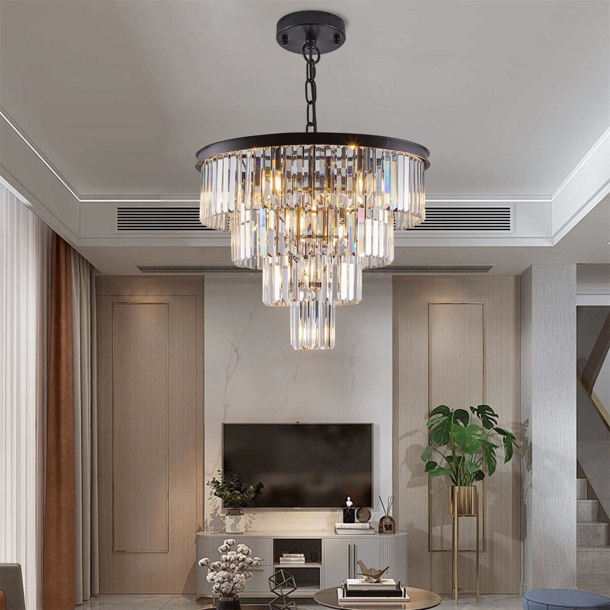 Contemporary Crystal Modern Chandelier