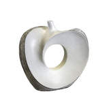 Contemporary Design Resin Tabletop Sculpture, White