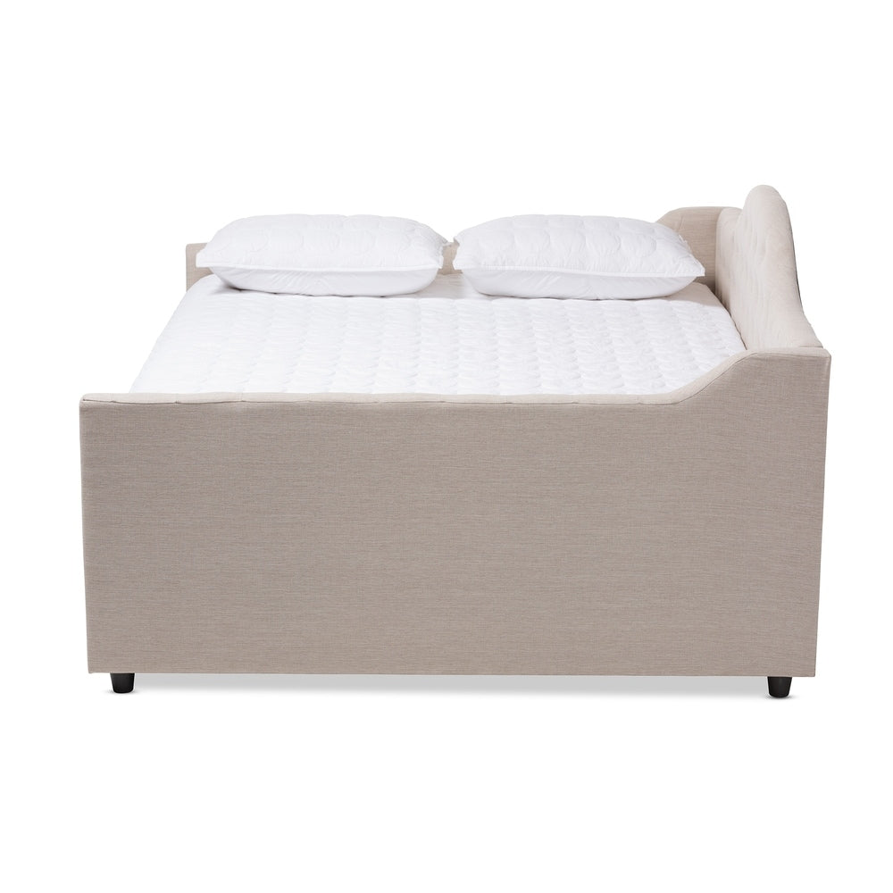Contemporary Fabric Upholstered Daybed by Baxton Studio
