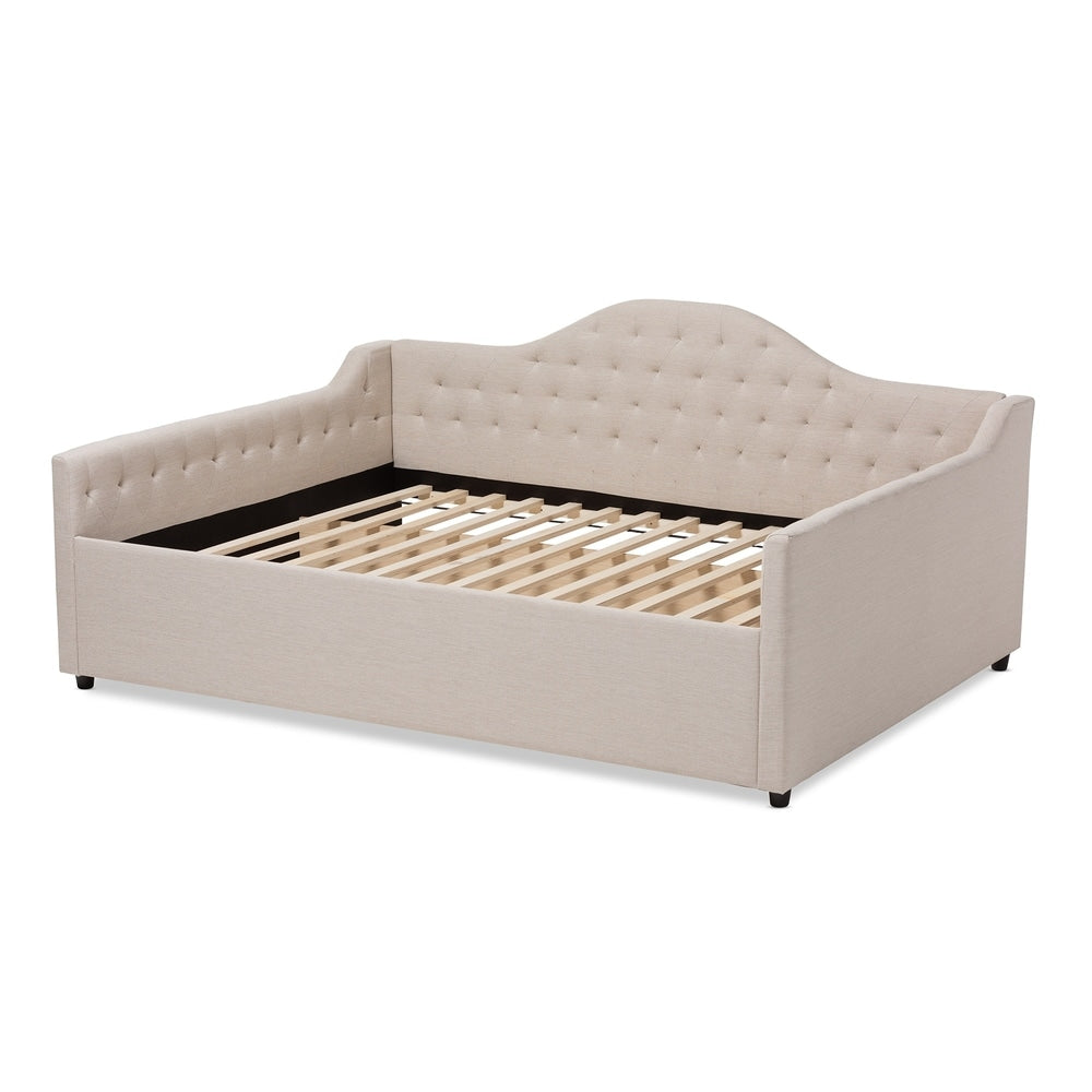 Contemporary Fabric Upholstered Daybed by Baxton Studio