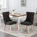 Contemporary Flax Upholstered Linen Dining Chair