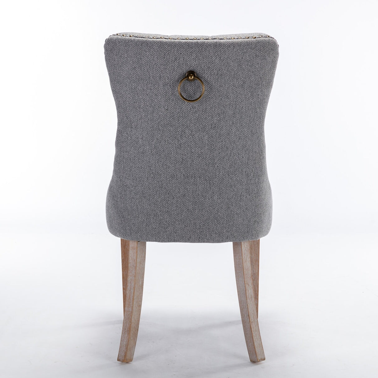Contemporary Flax Upholstered Linen Dining Chair