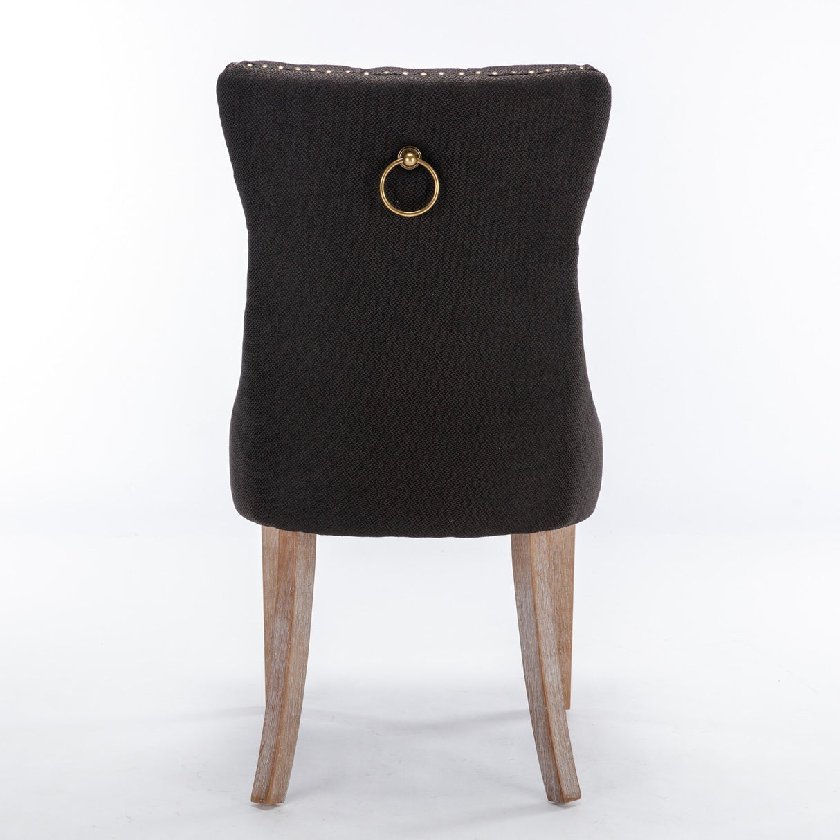 Contemporary Flax Upholstered Linen Dining Chair