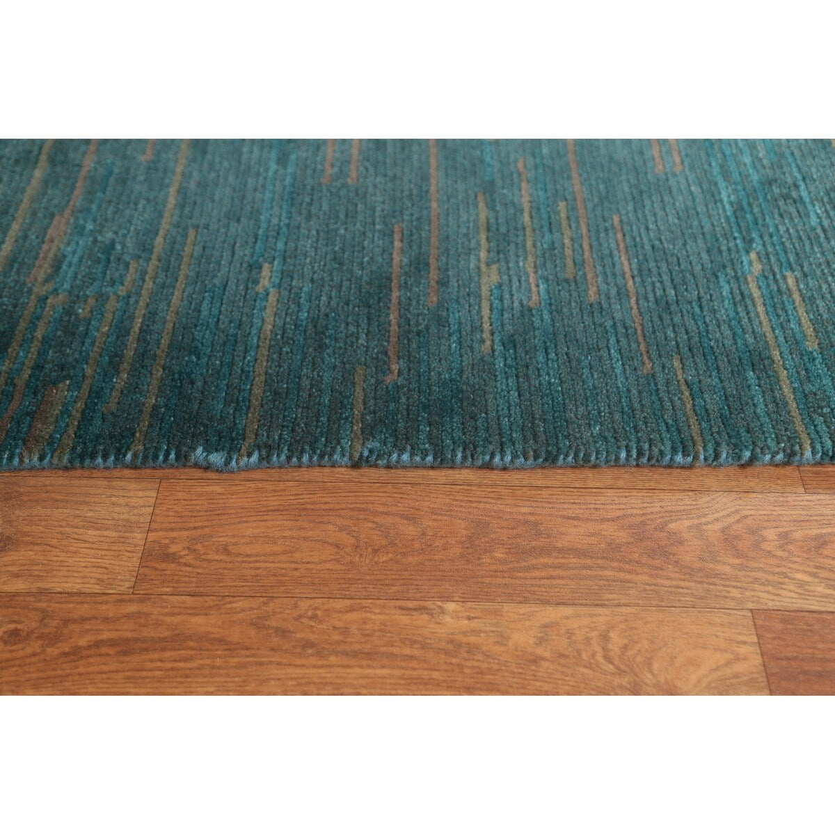 Contemporary Gabbeh Oriental Area Rug Hand-knotted Wool Carpet - 7'6" x 9'2"