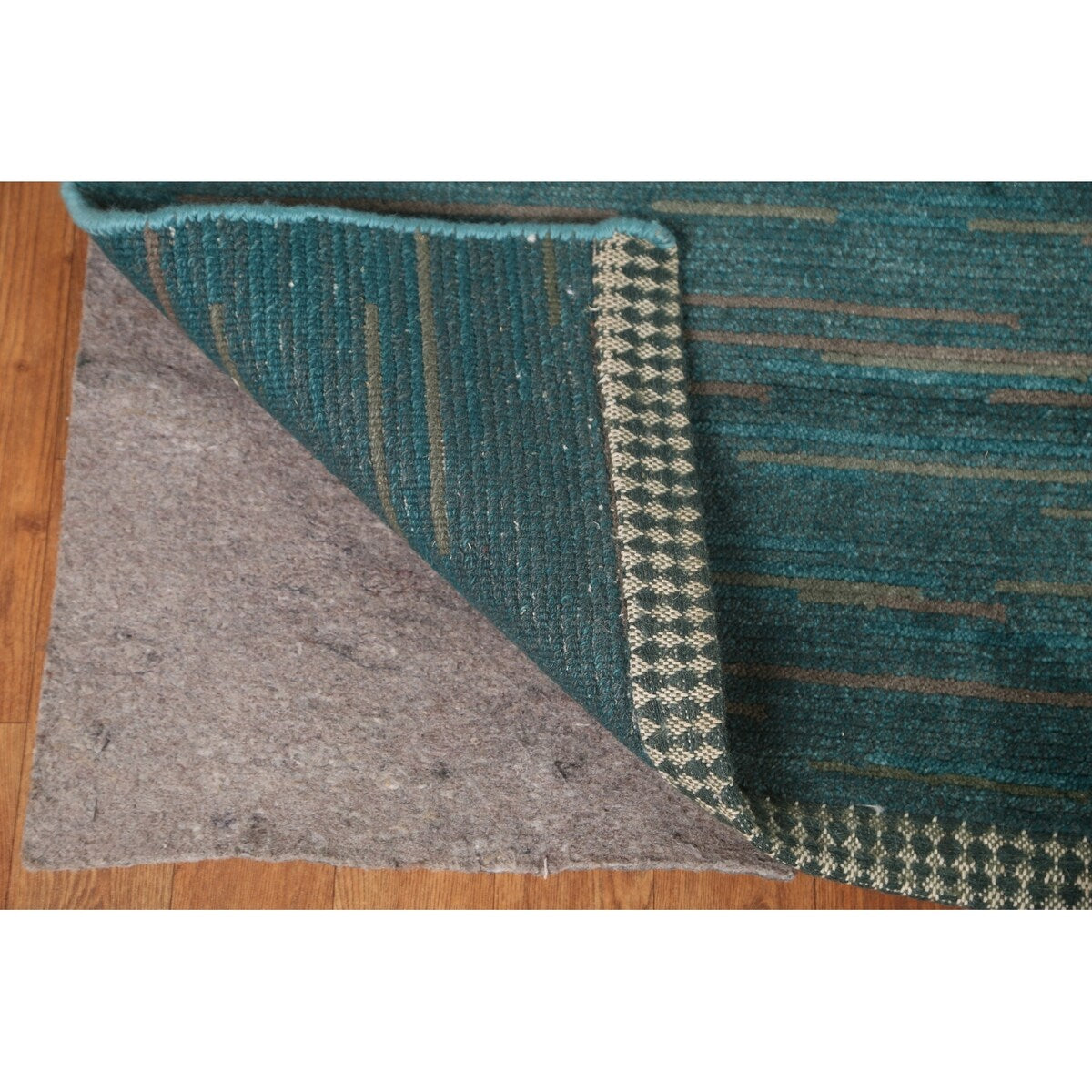 Contemporary Gabbeh Oriental Area Rug Hand-knotted Wool Carpet - 7'6" x 9'2"