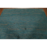 Contemporary Gabbeh Oriental Area Rug Hand-knotted Wool Carpet - 7'6" x 9'2"