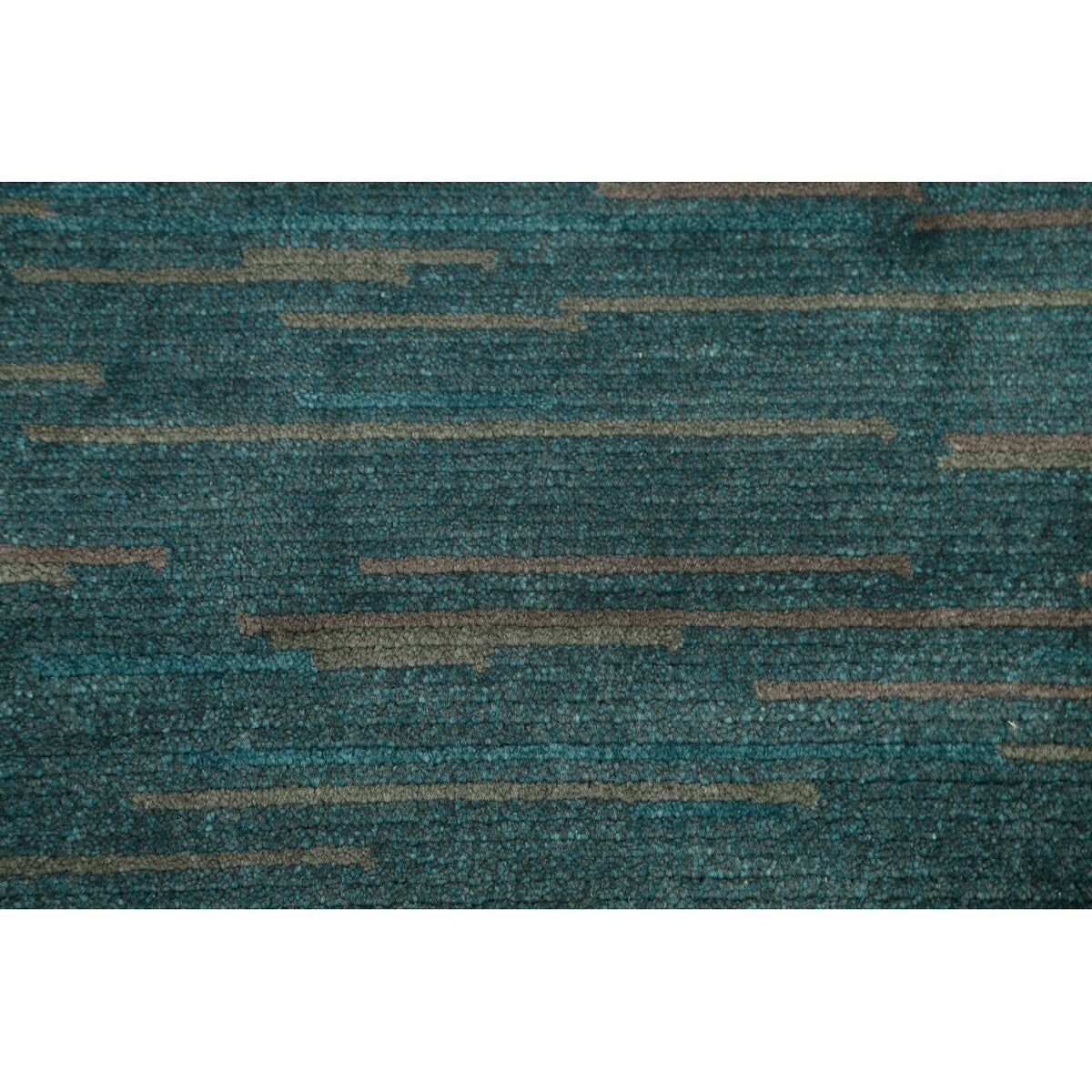 Contemporary Gabbeh Oriental Area Rug Hand-knotted Wool Carpet - 7'6" x 9'2"